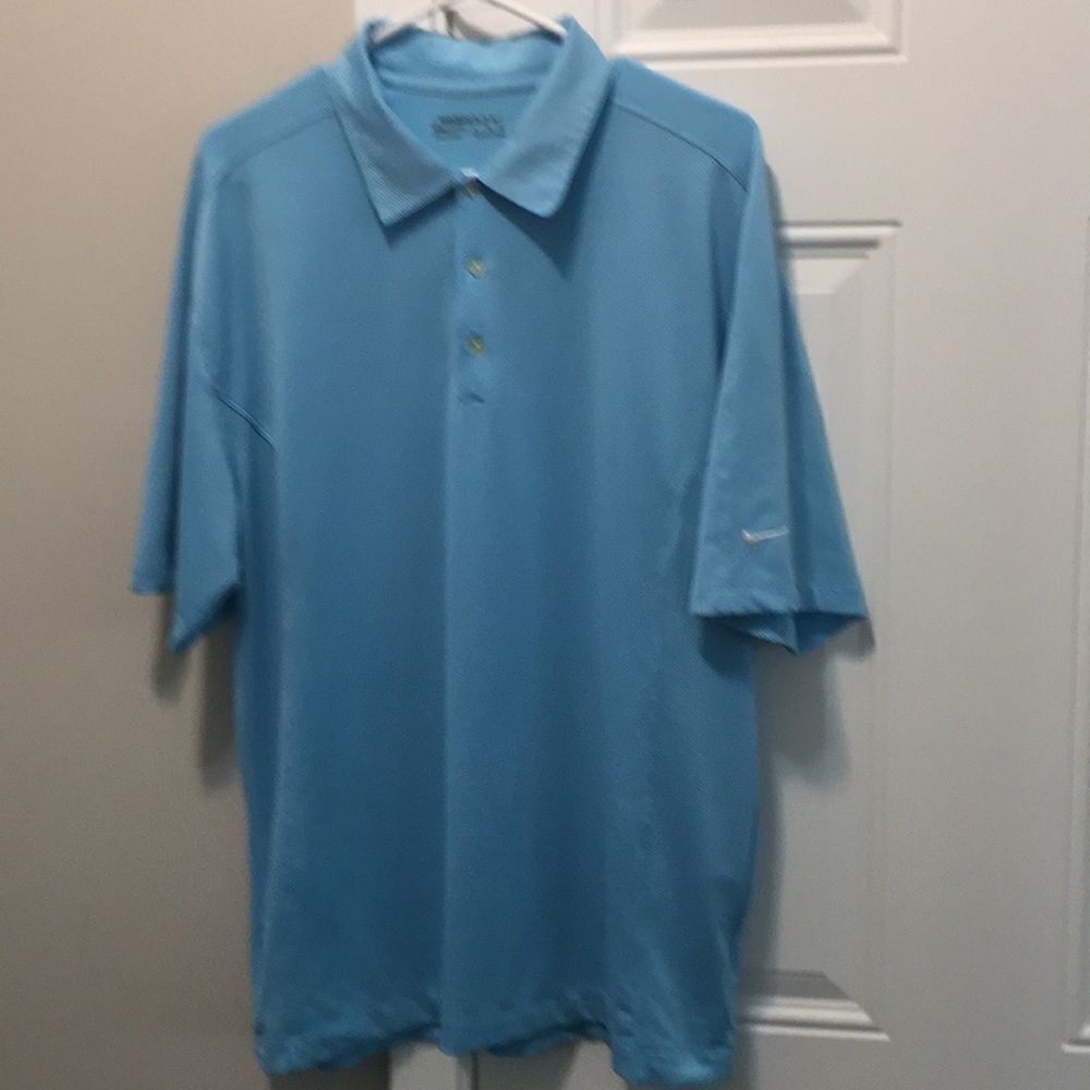 Nike Golf Amazing Turquoise Sea Blue Polo Shirt